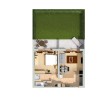 Comfort One-Bedroom Apartment  with Balcony or Terrace - Ground Plan