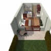 Studio Apartment - 3D Plan
